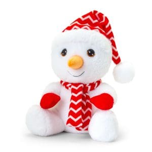 20cm Keeleco Snowman W/ Hat & Scarf