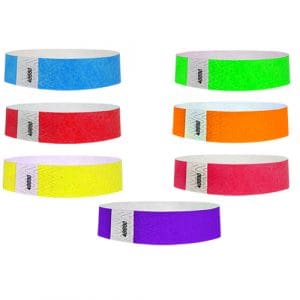 25mm Tyvek Wristbands (Pack of 1000): Blue