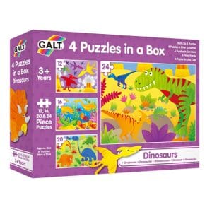 4 Puzzles in a Box Dinosaurs