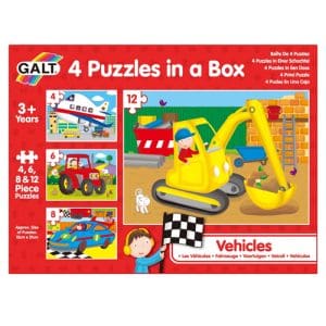 4 Puzzles in a Box: Vehicles