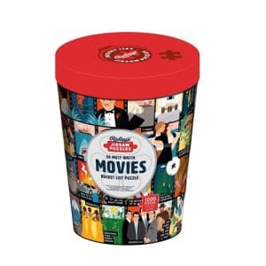 50 Must-Watch Movies Bucket List 1000-Piece Puzzle