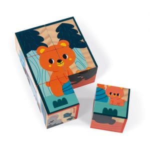 6 Animal Wooden Blocks