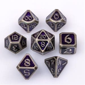 7pc RPG Dice Set: Drakona Gemtooth Edohain