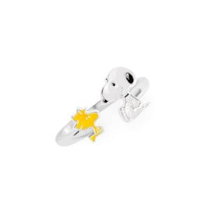 925 Sterling Silver Snoopy Peanuts Ring