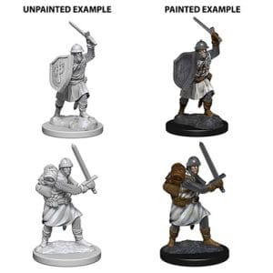 *A Grade* Pathfinder Deep Cuts Unpainted Miniatures (W4) - Infantrymen