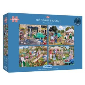 *A Grade* The Florist's Round Puzzle (4 x 500 pieces)