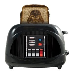 *A Grade* Uncanny Brands Star Wars Darth Vader Two-Slice Empire Toaster