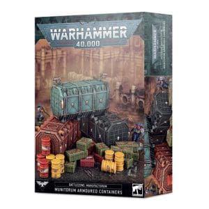 *A Grade* Warhammer 40K: Battlezone - Manufactorum Munitorum Armoured Containers