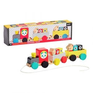 Animal Friends Wooden Pull Along Train