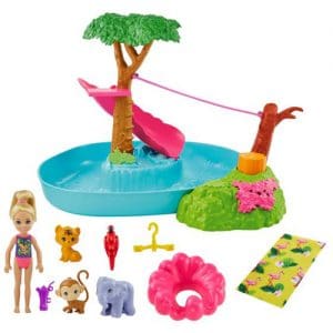 Barbie Birthday Surprise Chelsea Jungle River Play Set