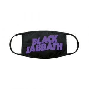 Black Sabbath Wavy Logo Face Covering