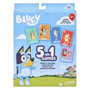 Bluey 5 in 1 Card Game Set