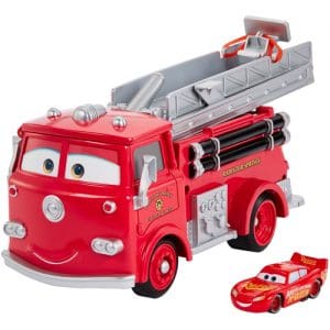 Cars Colour Change Red Fire Truck - Stunt and Splash
