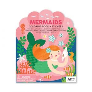 Coloring Book with Stickers Mermaids