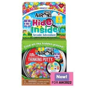 Crazy Aaron's Thinking Putty Hide Inside Arcade Adventure