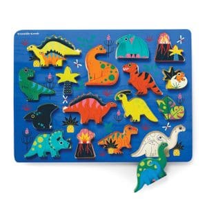 Crocodile Creek - Let's Play 16pc Wooden Puzzle/Dinosaurs