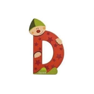 D Clown Alphabet Individual Letter