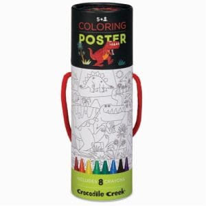 Crocodile Creek Dinosaur Colour Poster Tube