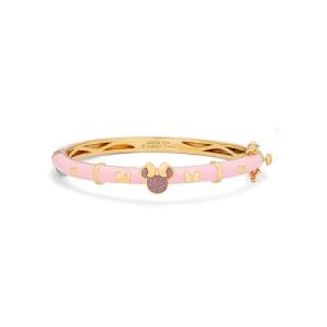 Disney Minnie Mouse Kids Pink & Gold plated Bracelet