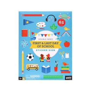 First & Last Day of School Sticker Sign