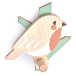 Forest Coat Hook Robin