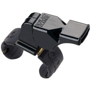 Fox 40 Classic Official Fingergrip Whistle: Black