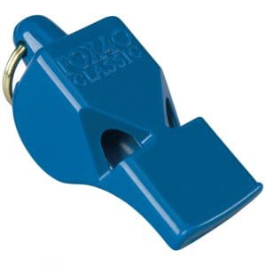 Fox 40 Classic Safety Whistle and Strap: Blue