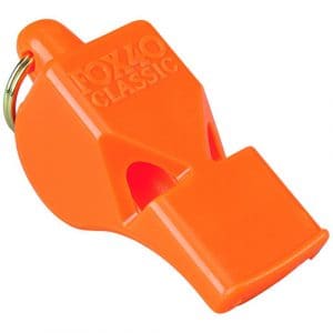 Fox 40 Classic Safety Whistle and Strap: Orange