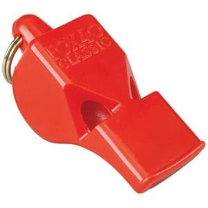 Fox 40 Classic Safety Whistle and Strap: Red