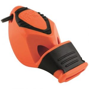 Fox 40 Epik CMG Safety Whistle and Strap: Orange