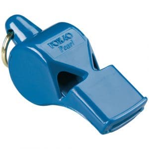 Fox 40 Pearl Safety Whistle and Strap: Blue