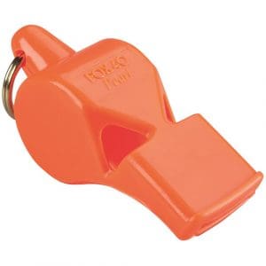 Fox 40 Pearl Safety Whistle and Strap: Orange