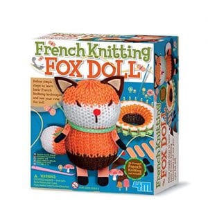 French Knitting Fox Doll