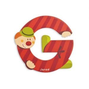 G Clown Alphabet Individual Letter