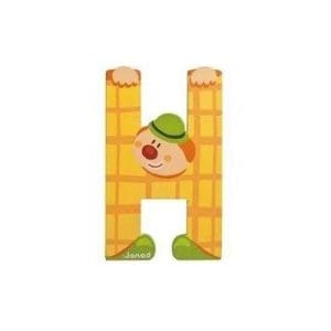 H Clown Alphabet Individual Letter