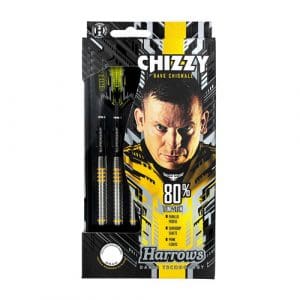 Harrows Chizzy 80% Tungsten Darts - 22g