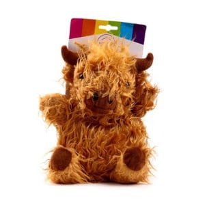 Highland Coo Cow Microwavable Plush Lavender Heat Pack