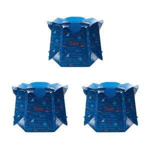 Hippychick Tron Disposable Potty - Fish - 3 Pack