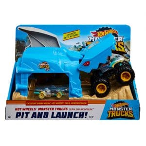 Hot Wheels Monster Truck Pit And Launch Play Set