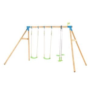 Knightswood Triple Swing Set Glider And 2x Swing Seats