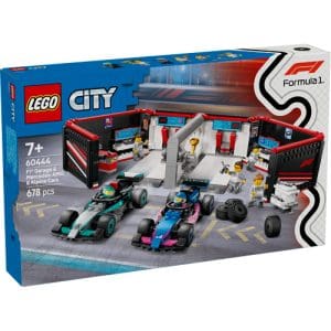 LEGO 60444 F1 Garage & Mercedes-AMG & Alpine Cars