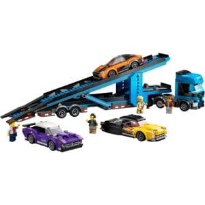 LEGO City 60408 Big Vehicles Car Transporter Truck with Sports Cars