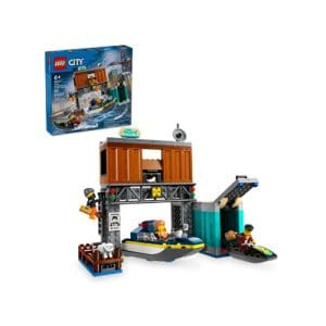 Lego City 60417 Police Speedboat and Crooks Hideout