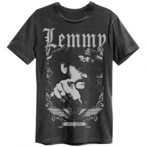 Lemmy Amplified Vintage Charcoal Medium T Shirt