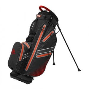 Longridge 2 Waterproof Stand Bag: Black/Red