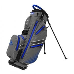 Longridge 2 Waterproof Stand Bag: Blue/Grey/Blue