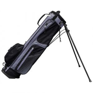 Longridge 6” Weekend Stand Bag: Black/Silver