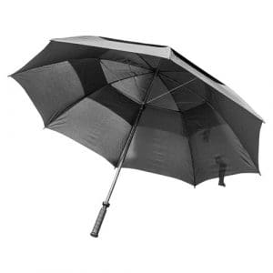 Longridge Dual Canopy Umbrella: Black