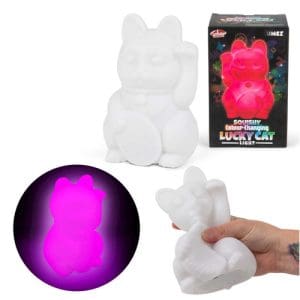 Lumez Squishy Colour Changing Lucky Cat Light