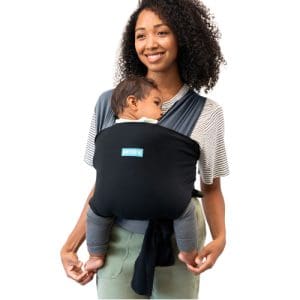 MOBY Easy Wrap Carrier - Charcoal/Black